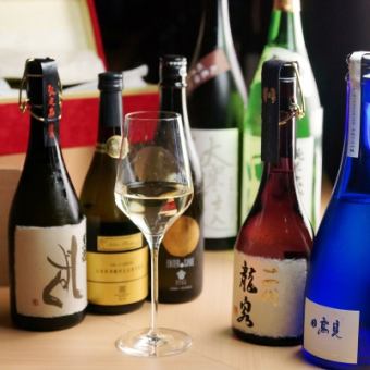 당일 OK! 전국의 엄선 된 일본 술이 붙은 단품 음료 무제한 2H \ 2750 (세금 포함)