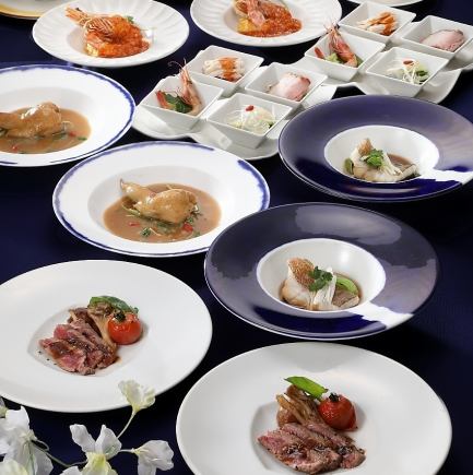【仅限食物】使用高级食材的7道豪华套餐7,000日元(含税)