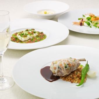 【디너 코스 A 4,950엔】