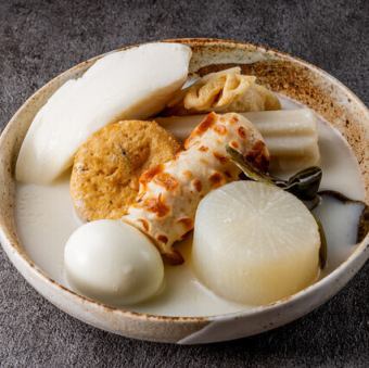Assorted 5 kinds of chicken oden