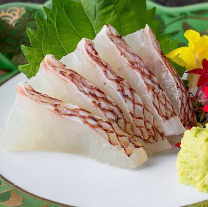 Red sea bream sashimi