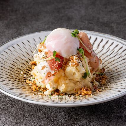 Table-top Prosciutto and Potato Salad