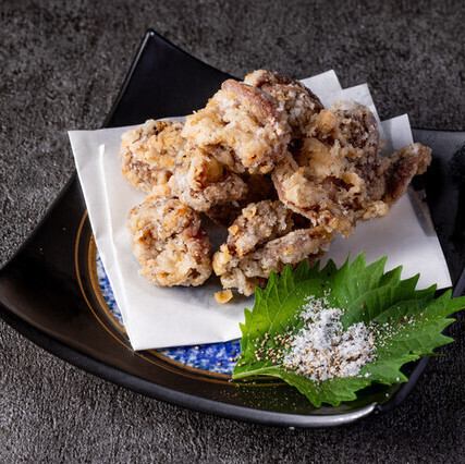 Deep-fried gizzards with spices