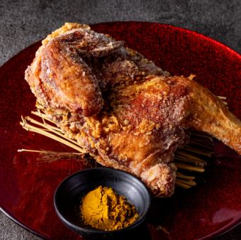 Hearty! Deep-fried chicken half ~Japanese curry style~