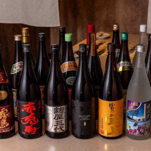 스테디셀러 맥주, 칵테일, 소주 일본술 etc종류 풍부♪