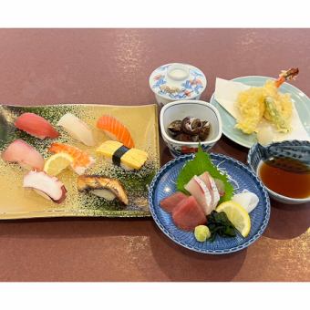 【お集まりにぜひ!】　寿司御前　■料理5品■飲み放題なし