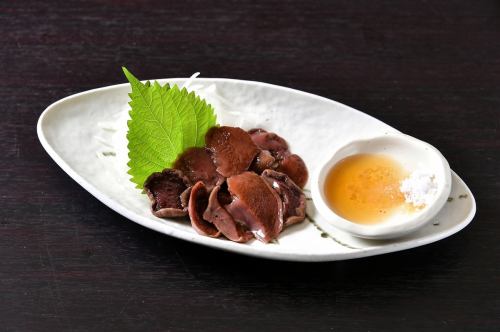 Reba sashimi style of natural Amitake mushrooms