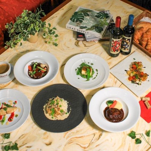 ランチ限定！【選べるメインとハーフビュッフェ】1700円～