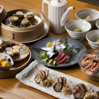 完全個室確約!【和食材堪能コース】飲み放題120分付