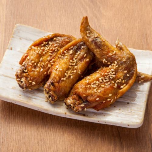 Fried chicken wings 3 servings per person