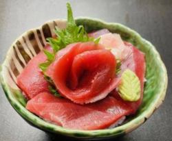 Specially marbled raw bluefin tuna bowl from Nagasaki