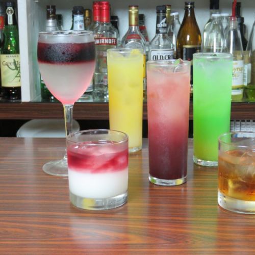 We offer various cocktails!