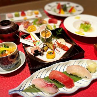 [Auspicious events, engagement ceremonies, face-to-face meetings] “Yui” 9,500 yen (food only)