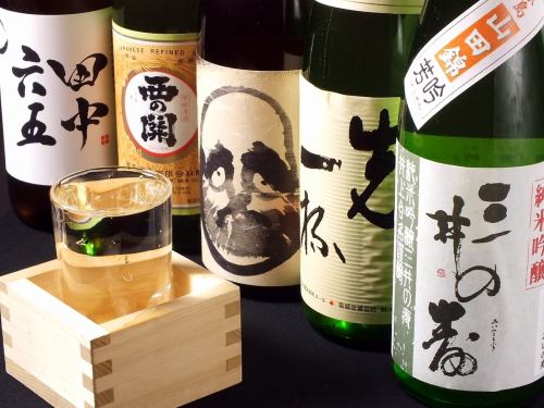 We have a lot of Japanese sake ♪