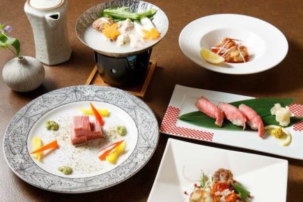 [Spring Taste_Meat Dishes “Shimi~jimi~Kaiseki”] (Includes all-you-can-drink) 8 dishes in total