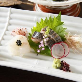 【数量限定「壱岐～いき～」会席】銀鱈味噌漬け焼きや海鮮巻きなど全7品