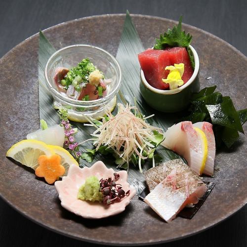 Assorted fresh fish sashimi “Win”