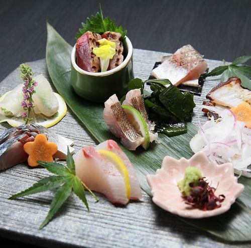 Fresh fish sashimi platter "Yui"