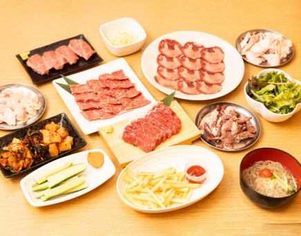 【飲み放題付き150分!!】【12品】ちょっぴり贅沢♪税込5000円いい肉コース