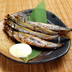 烤柳葉魚子