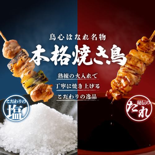 본격 절품의 닭꼬치를 꼭 당점에서♪