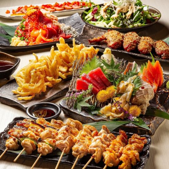 平日17時まで開始限定【名古屋名物コース】8品＋2H飲み放題付6,000円→4500円！団体様歓迎