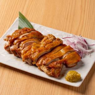 名古屋コーチン　ももの網焼き