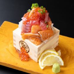Overflowing sushi