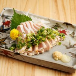 地鶏むねタタキ