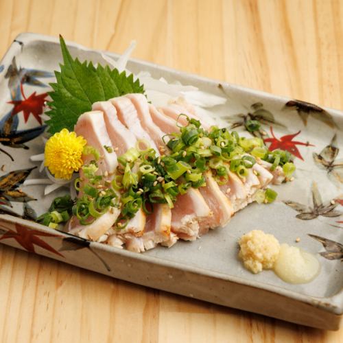 地鶏むねタタキ