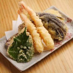天麩羅の盛り合わせ