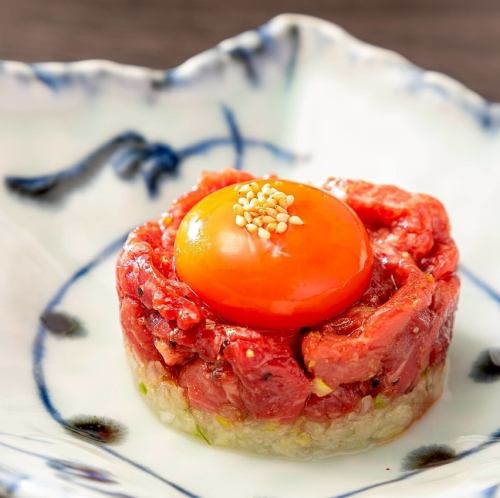 和牛の炙りユッケ風