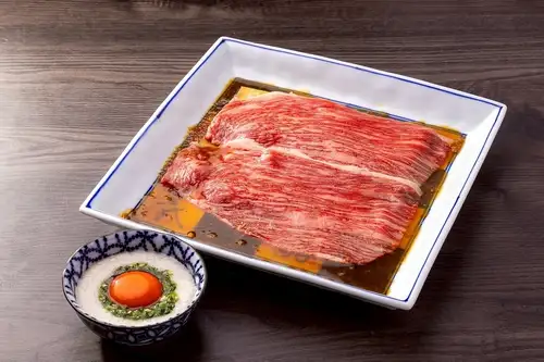 Premium Shabu-Shabu Loin with Summer Tororo Tsukimi Sauce