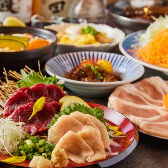 [All-you-can-eat course] A luxurious meat dish galore ◇ 3 hours of all-you-can-drink included 9 dishes 5,000 yen Perfect for banquets and drinking parties