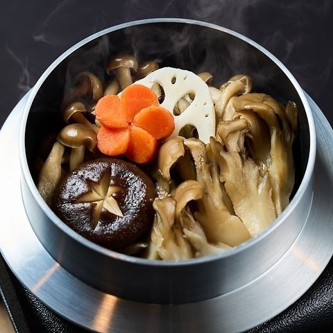 きのこ釜飯