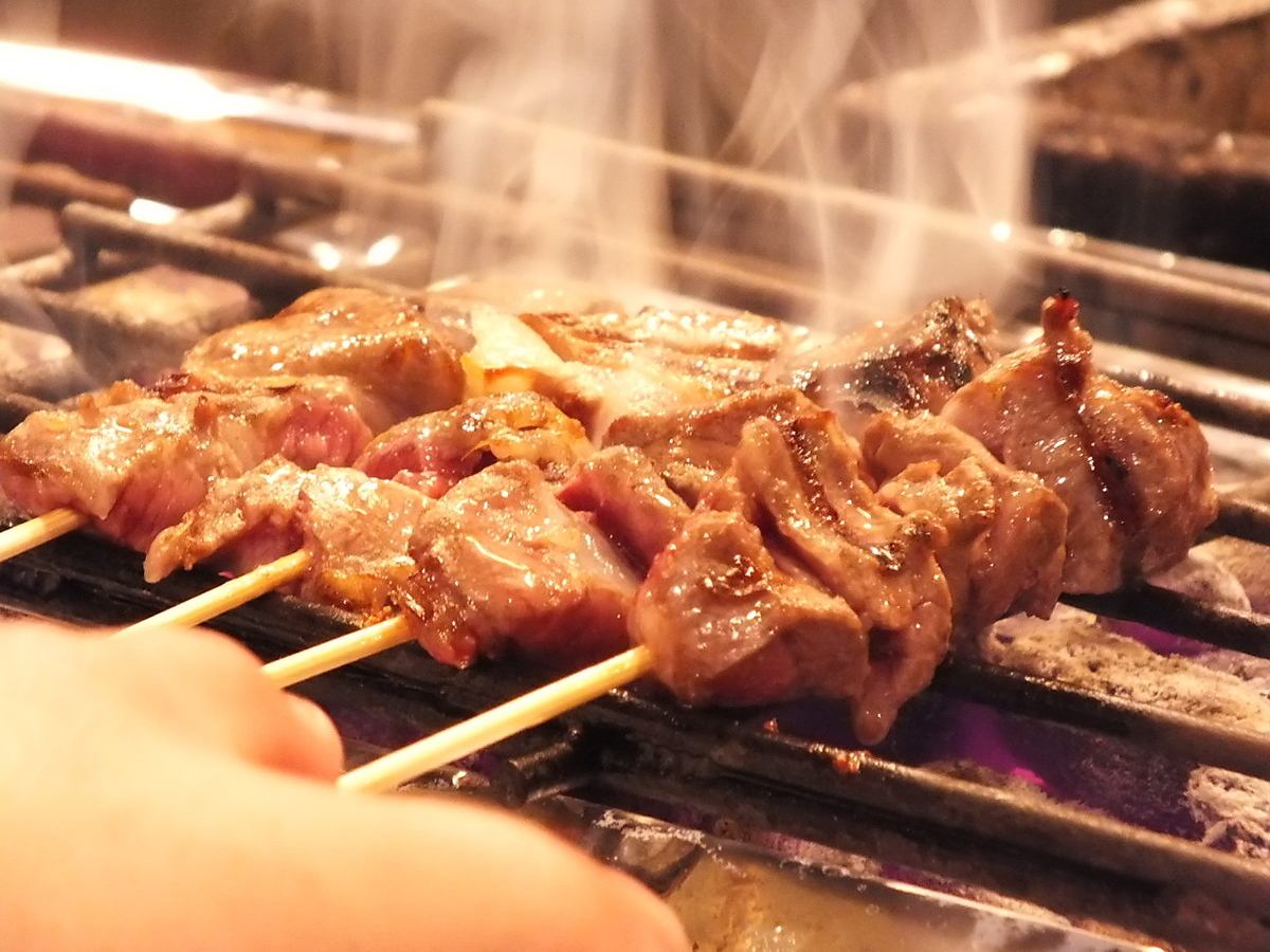 A shop where you can enjoy yakitori that is particular about the ingredients and how to grill