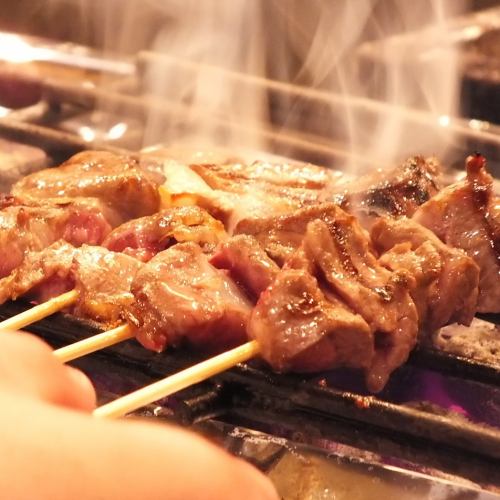 Enjoy the ultimate "chicken" such as the famous mizutaki and our proud yakitori skewers!