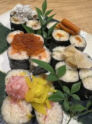 あて巻き各種｜お酒の肴（おつまみ）として食べる細巻き
