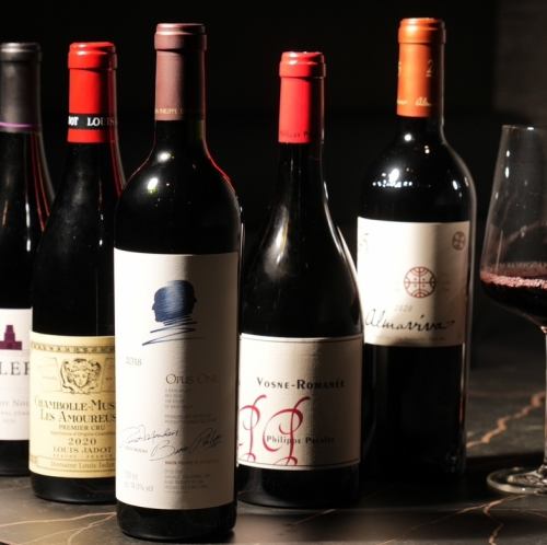 豊富な品ぞろえのワイン