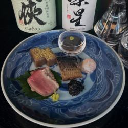 蕎麦前の盛り合わせ