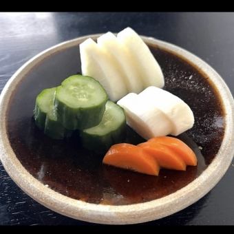 수제 누카 절임