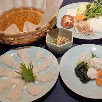 {Reservation required} 6-dish [Hamo Sukiyaki Course] 5,000 yen (tax included)