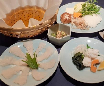 {Reservation required} 6-dish [Hamo Sukiyaki Course] 5,000 yen (tax included)