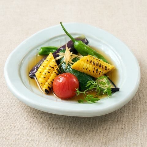 彩り夏野菜の揚げびたし