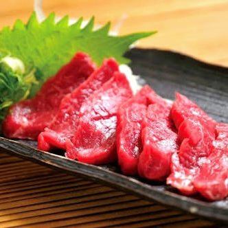 Beautiful food ☆ [Exquisite lean meat sashimi from Kumamoto prefecture !!]