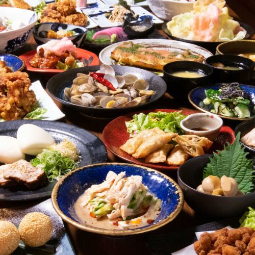 The popular all-you-can-eat and drink course is great value without alcohol ☆