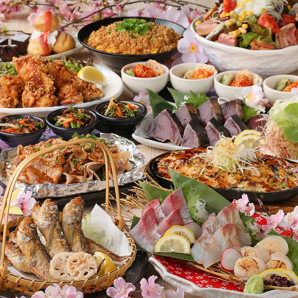 Overwhelming quality! All-you-can-eat and drink around 720 dishes using Kochi specialties and luxury ingredients