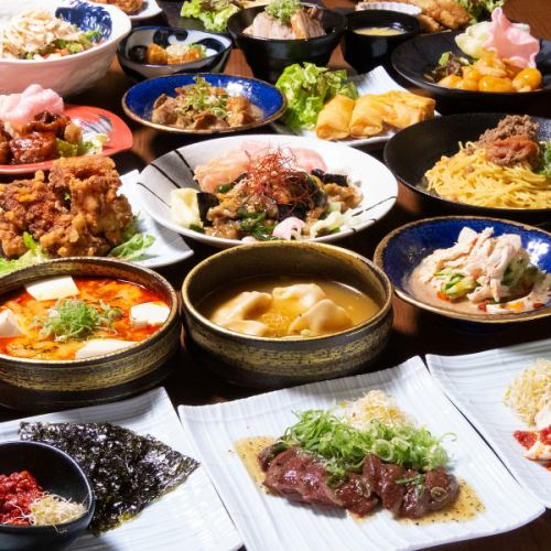 種類豊富な食べ飲み放題！