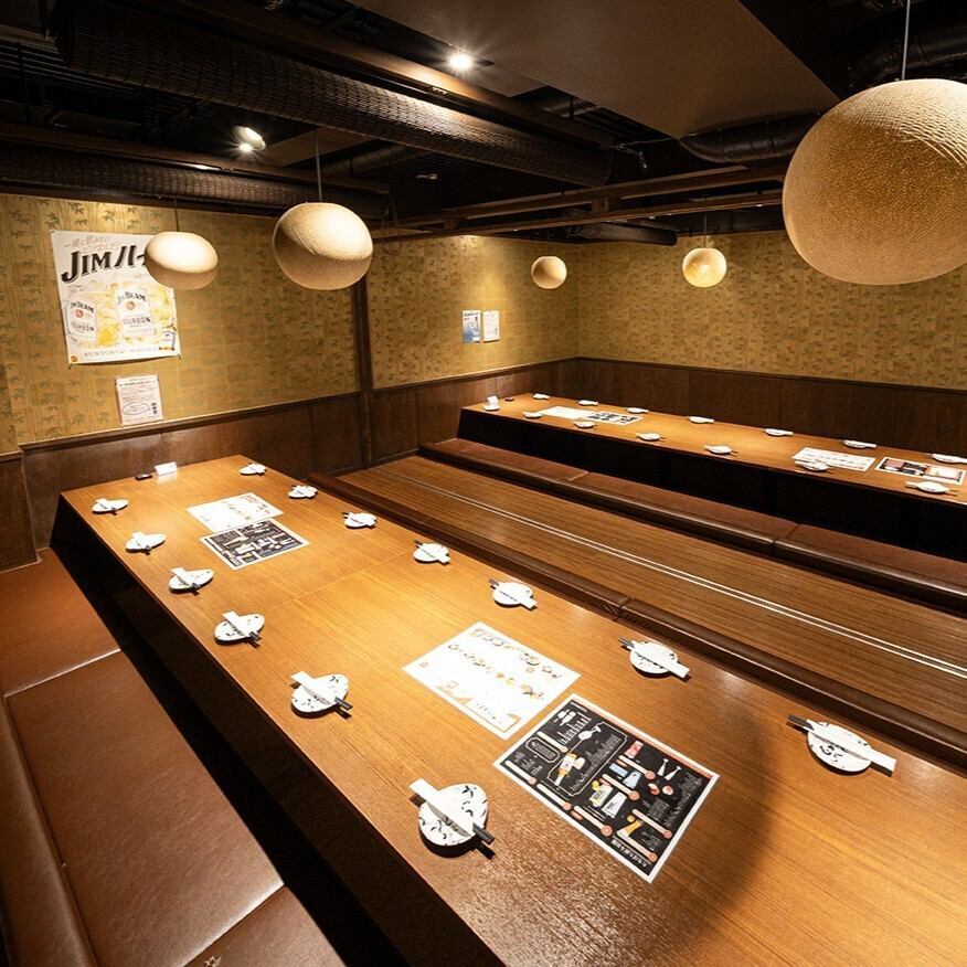 歓迎会や宴会に◎40名様まで個室へ♪食べ飲み放題4,000円～