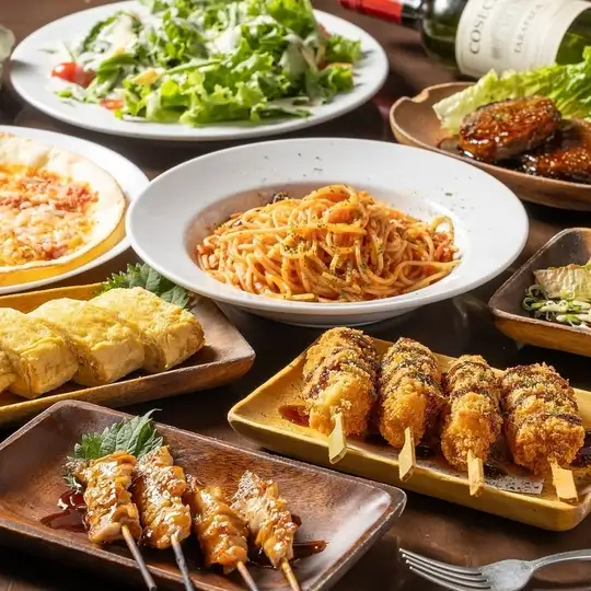 【NEW！ランチ限定食べ放題】3時間180種★焼き鳥,串カツ,たこ焼き 3500円⇒2500円〈34名様迄◎〉